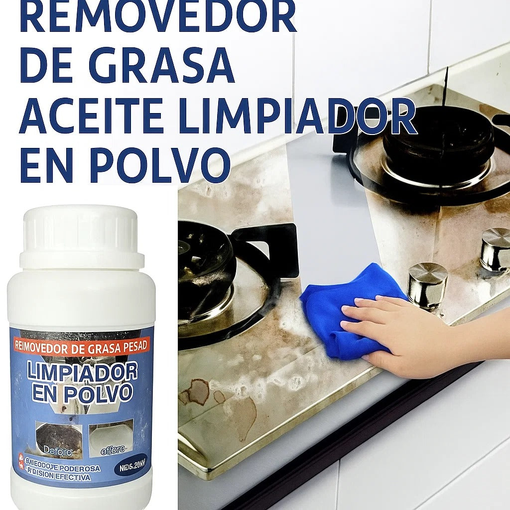Removedor de Grasa Aceite, Limpiador en Polvo